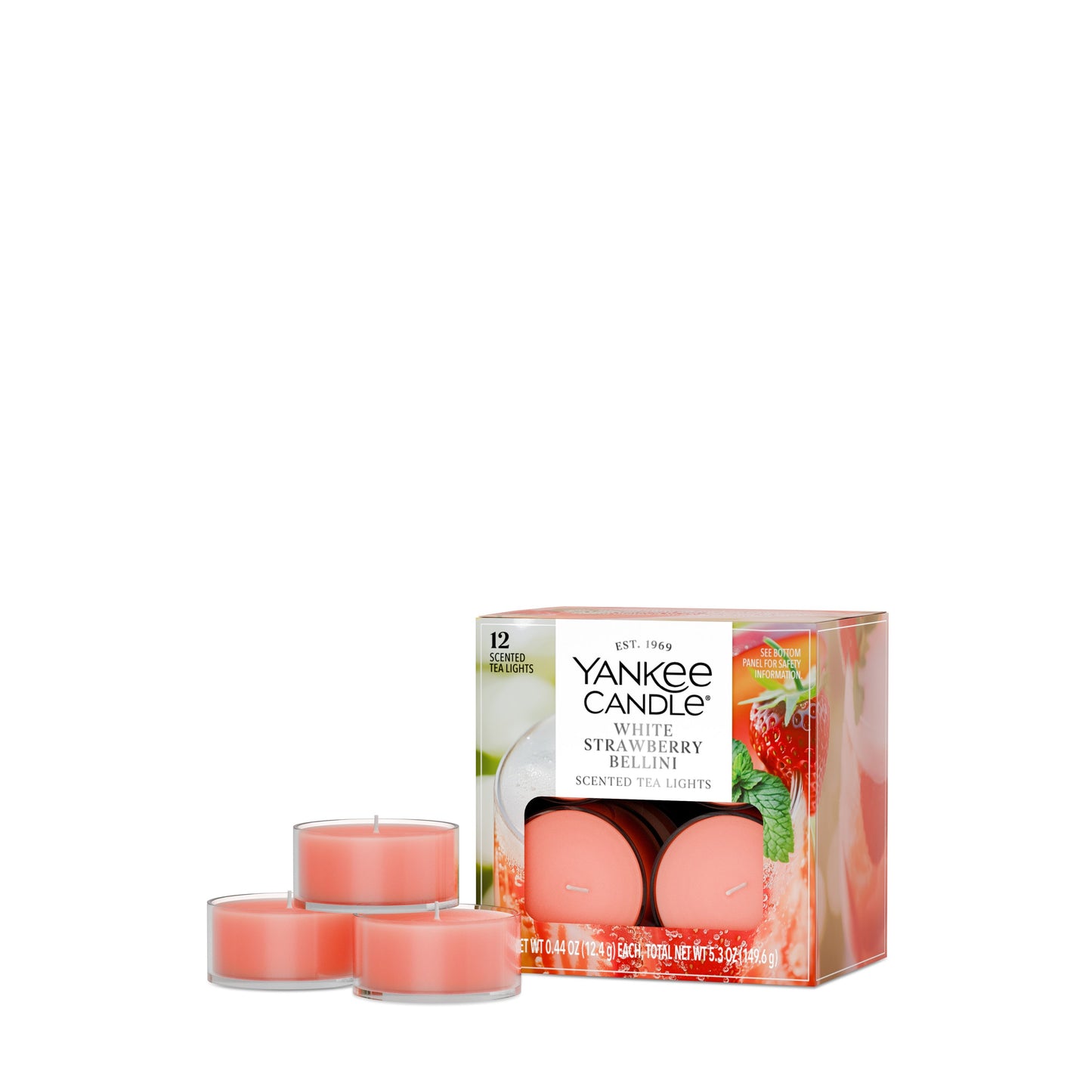 White Strawberry Bellini Drop 1-0444